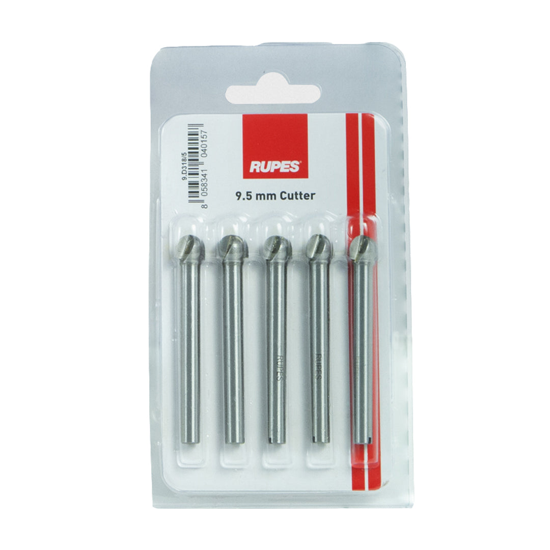 Bolkop Freesmachines, 5 stuks, 9.5 mm (T.B.V. De Ar38Es Houtrot frees)