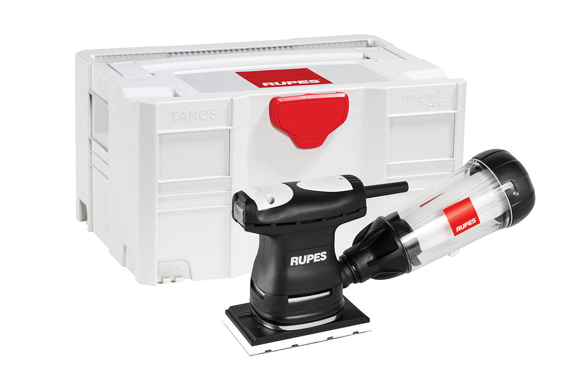 Rechthoek Schuurmachines 80X130 mm, met Green Tech Filter, In Koffer