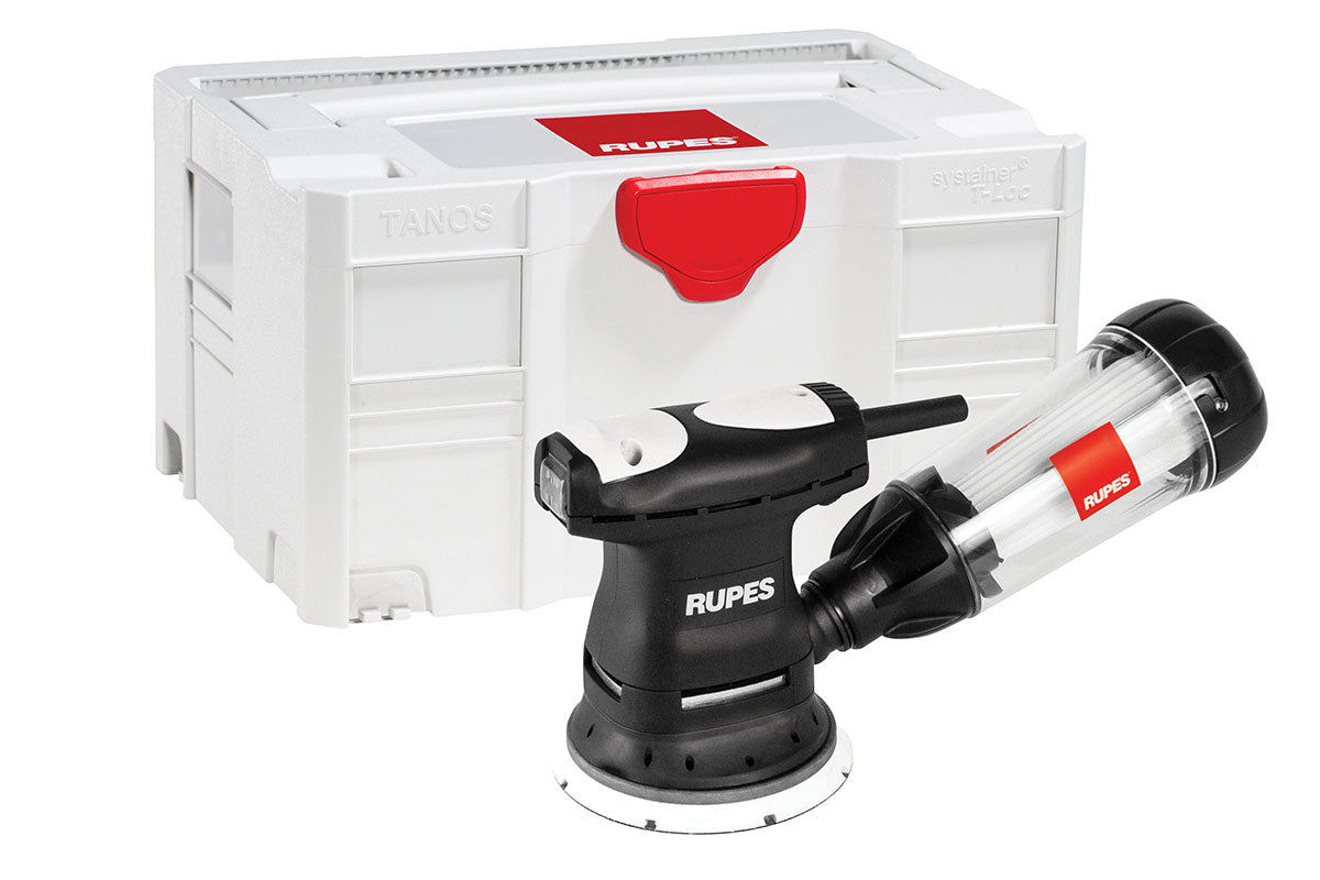 Ronde Excentrische Schuurmachines 125mm, met Green Tech Filter, In Koffer